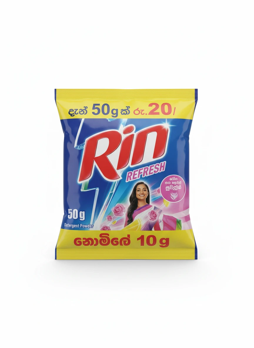 Rin Refresh Detergent Powder 50g 200g 500g 1kg - Image 2