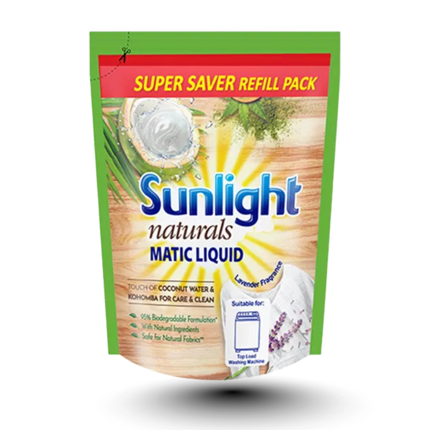 Sunlight Naturals Matic Liquid Pouch 450ml