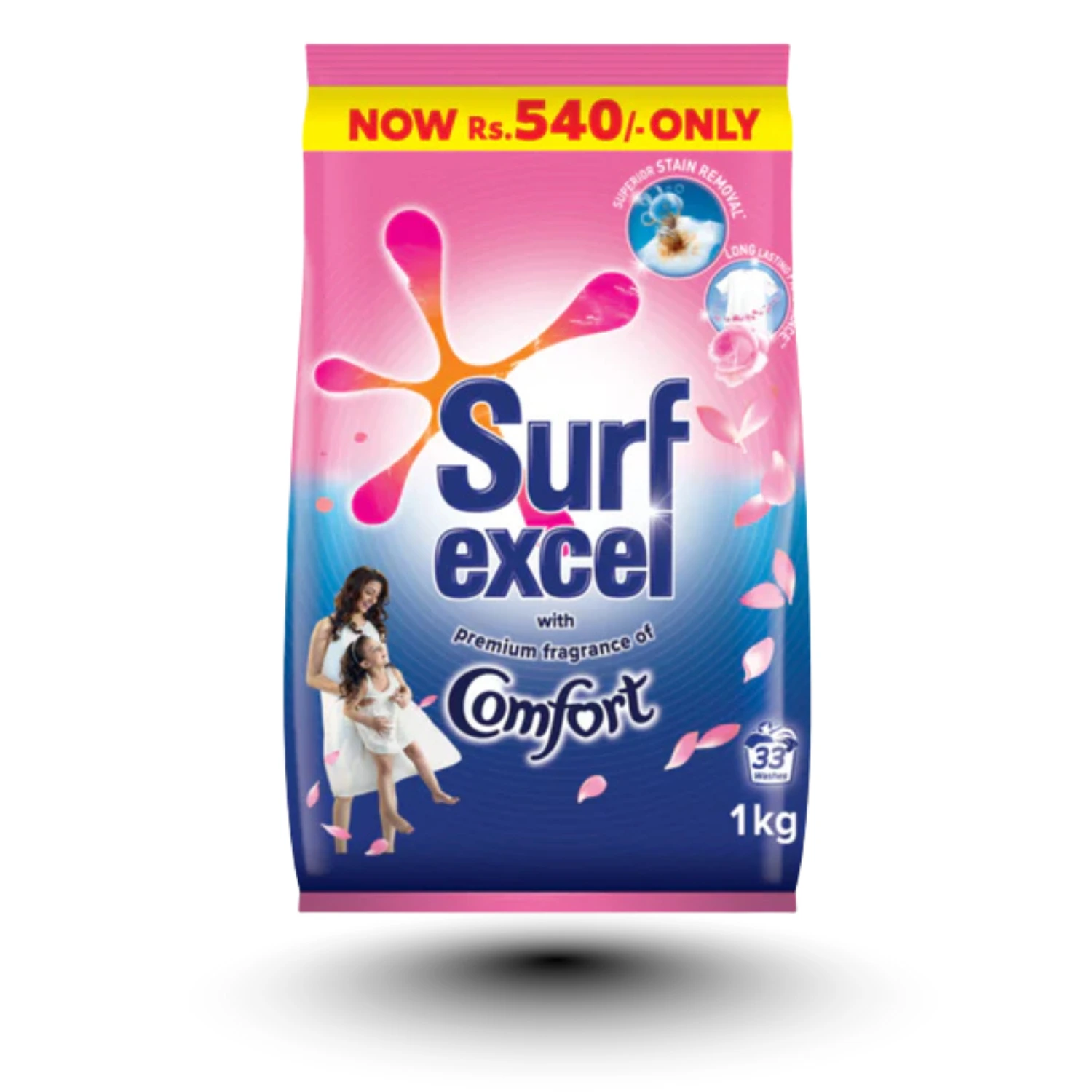 Surf Excel With Comfort Laundry Detergent Powder 30g 60g 120g 500g 01kg